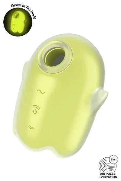 Stimulateur sans contact et vibrant Glowing Ghost yellow - Satisfyer Satisfyer