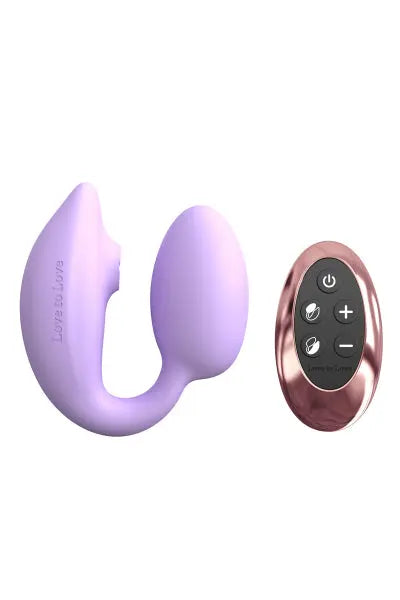 Double stimulateur Wonderlover mauve - Love to Love Love to Love