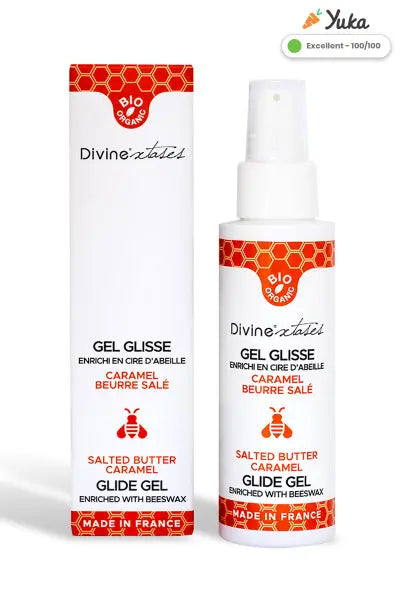 Lubrifiant Bio caramel beurre salé 100ml - Divinexstases Divinextases