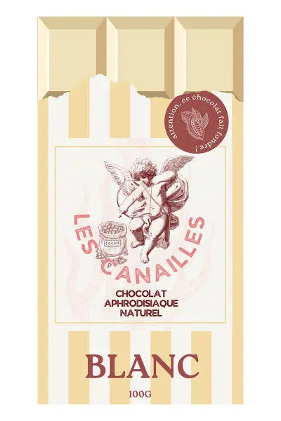 Chocolat blanc - Tablette 100g - Les canailles Les canailles