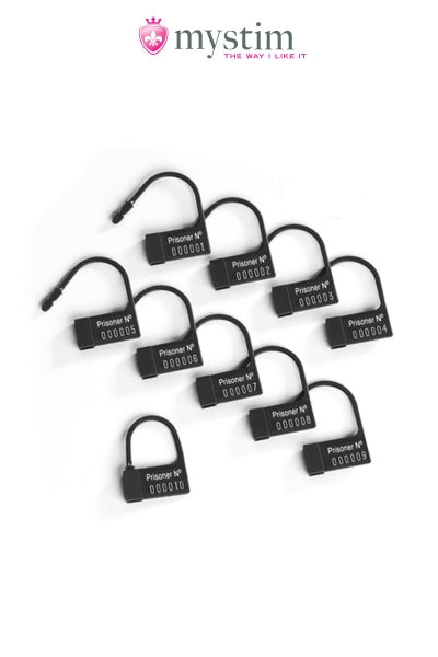 Scellés plastiques pour cage Pubic Enemy - Mystim Mystim