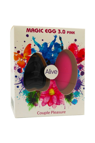 Oeuf vibrant télécommandé Magic egg 3 - rose Alive