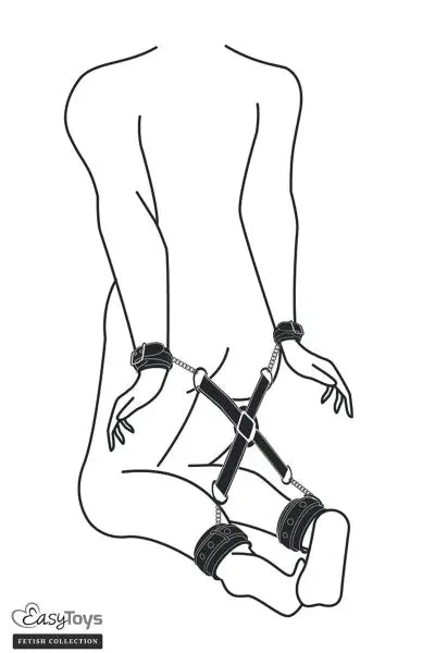 Kit d'attaches Hogtie - Easytoys Fetish Collection Easytoys Fetish Collection