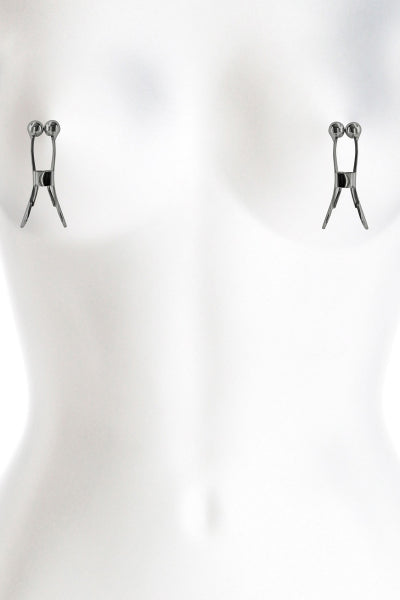 Pinces à tétons Bound noir NS Novelties