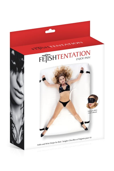 Kit sangles de lit - Fetish Tentation Fetish Tentation