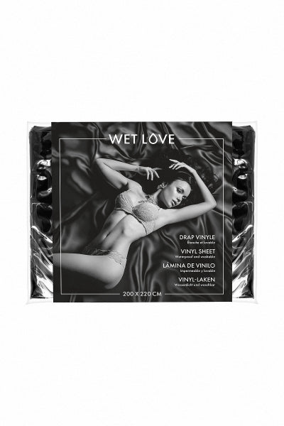 Drap Vinyle noir 220 x 200 cm - Fetish Tentation Fetish Tentation
