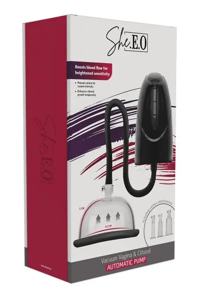 Pompe à vagin et clitoris automatique - She.E.O She.E.O