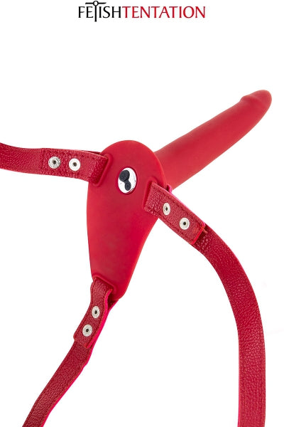 Gode ceinture rouge vibrant Fetish Tentation Fetish Tentation