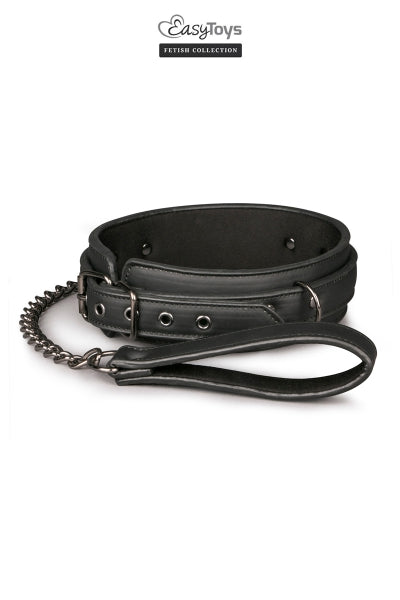 Collier fétichiste et laisse - Easytoys Fetish Collection Easytoys Fetish Collection
