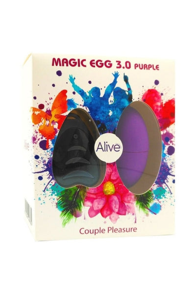 Oeuf vibrant télécommandé Magic egg 3 - violet Alive