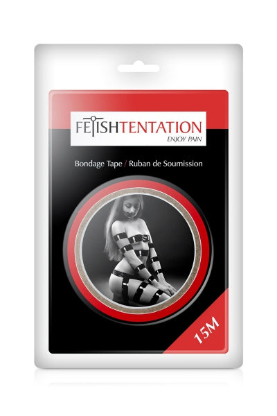 Ruban de soumission rouge 15m - Fétish Tentation Fetish Tentation