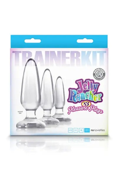 Kit d'entrainement anal Jelly Rancher Transparent NS Novelties