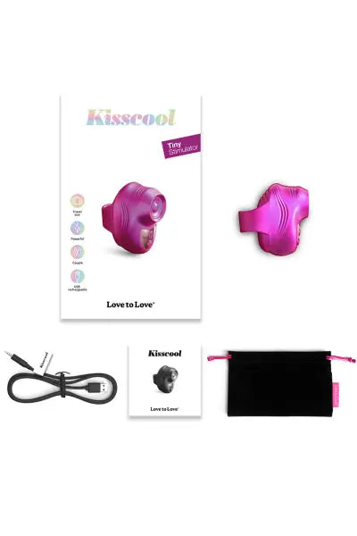 Stimulateur clitoridien Kisscool fuchsia - Love to Love Love to Love