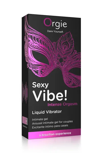 Gel d'excitation Sexy Vibe Intense Orgasm Liquid Vibrator Orgie