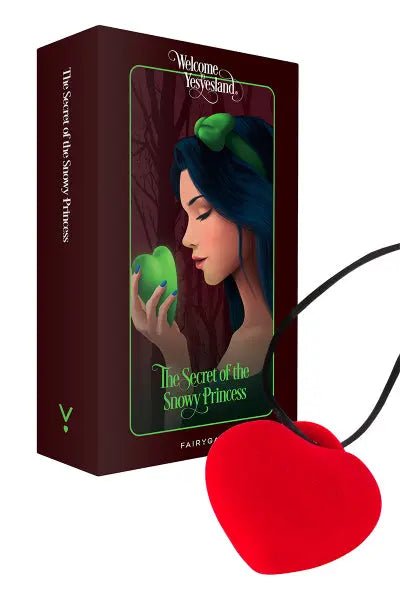 Stimulateur pendentif PleasureStone rouge - FairyGasm Fairygasm