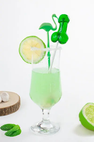 Sucette pénis Mojito avec alcool Secret Play