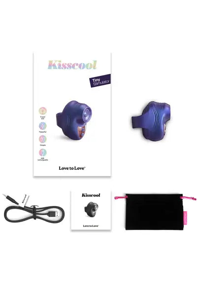 Stimulateur clitoridien Kisscool violet - Love to Love Love to Love