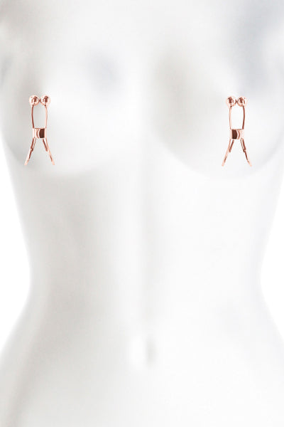 Pinces à tétons Bound rose gold NS Novelties