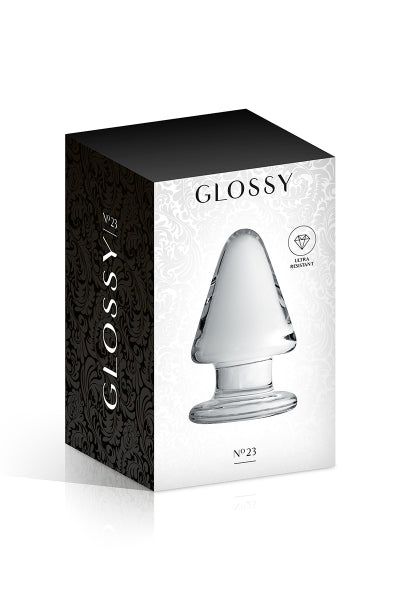 Plug anal verre Glossy Toys n° 23 Clear Glossy Toys