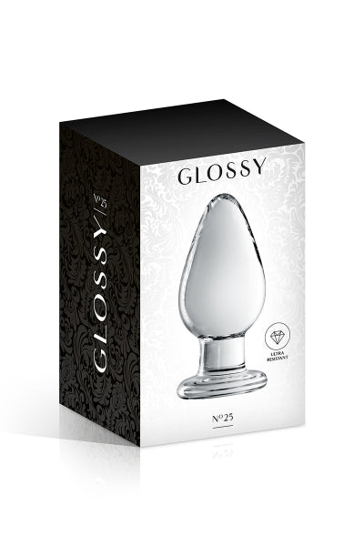 Plug anal verre Glossy Toys n° 25 Clear Glossy Toys