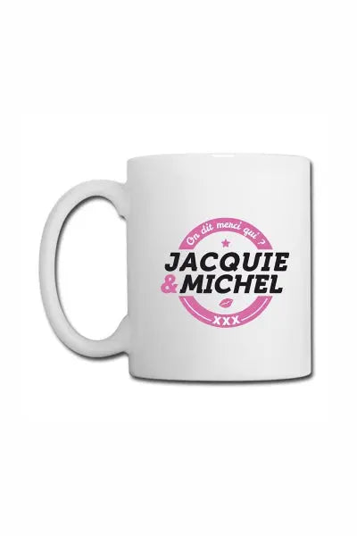 Mug blanc J&M - logo rond Jacquie & Michel
