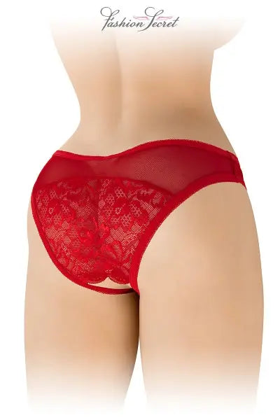 Tanga rouge ouvert Ava - Fashion Secret Fashion Secret