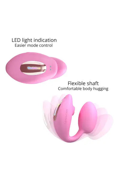 Double stimulateur Wonderlover rose - Love to Love Love to Love