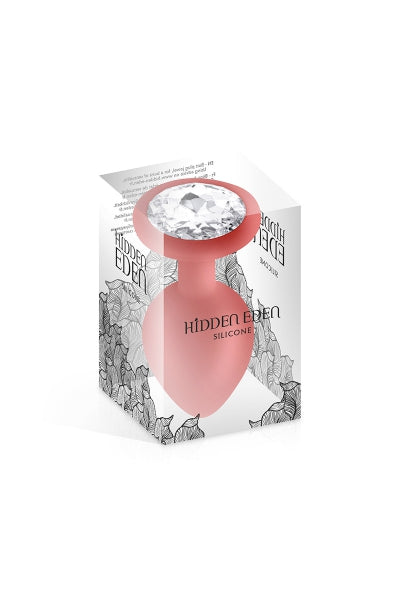 Plug bijou silicone rouge L - Hidden Eden Hidden Eden