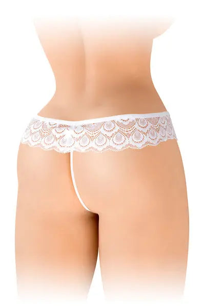 String ouvert Alicia blanc - Fashion Secret Fashion Secret