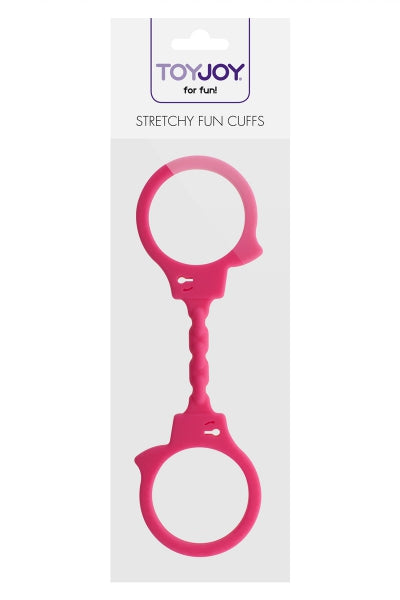 Menottes silicone stretchy - rose Toy Joy