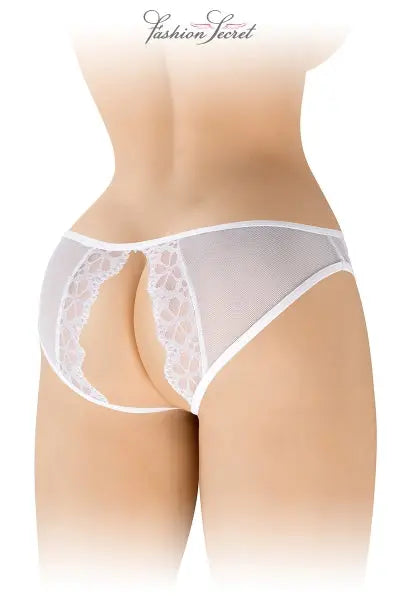 Culotte blanche ouverte Ambre - Fashion Secret Fashion Secret