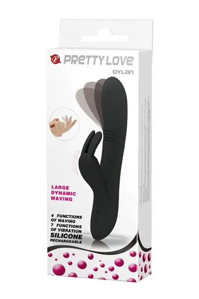 Vibro Rabbit Dylan - noir Pretty Love