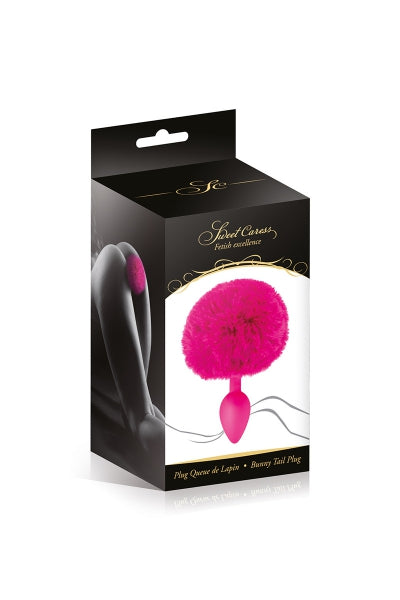 Plug queue de lapin - fuchsia Sweet Caress