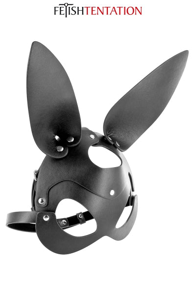Masque bunny simili cuir réglable - Fetish Tentation Fetish Tentation