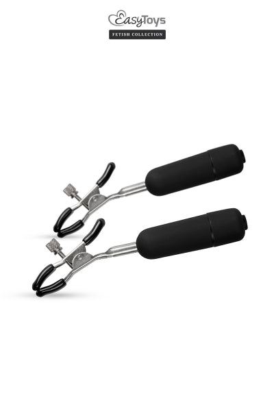 Pinces à tétons vibrantes  - Easytoys Fetish Collection Easytoys Fetish Collection