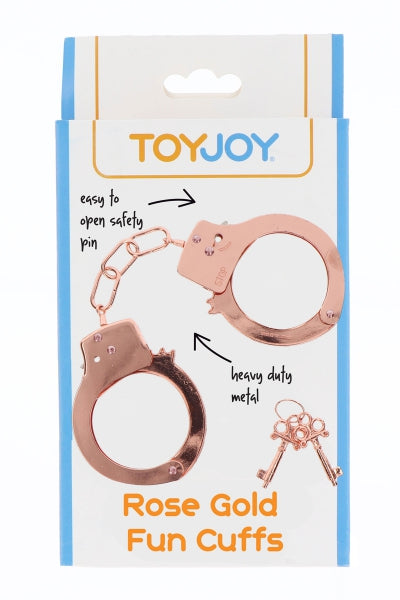 Menottes métal rose gold - Toy Joy Toy Joy