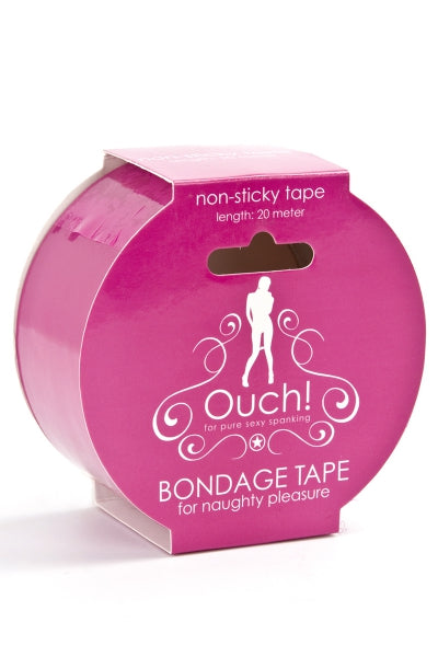 Ruban de bondage 20 m - rose Ouch!