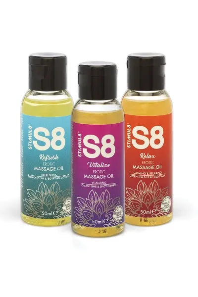 Coffret huiles de massage S8 3x50ml Stimul 8