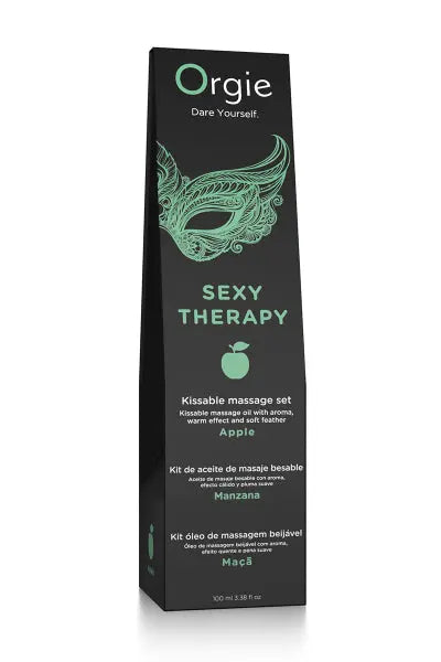 Huile de massage embrassable Sexy Therapy Pomme Orgie