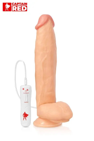 Vibro XXL The Power 31 x 6 cm - Captain Red Captain red