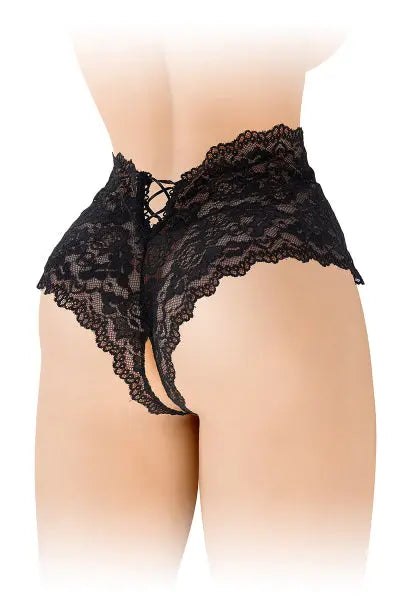 Boxer ouvert Julia - noir Fashion Secret