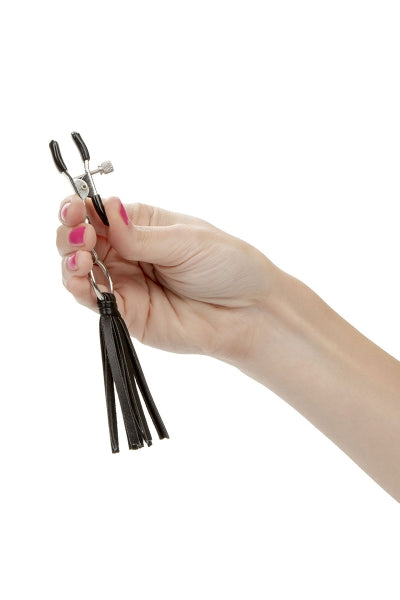 Pinces à tétons avec pompons - Calexotics Calexotics