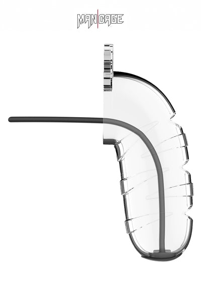 Cage de chasteté 12,5cm avec plug d'urètre - ManCage 17 ManCage