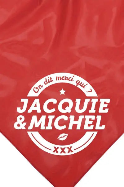 Bandana rouge Jacquie & Michel Jacquie & Michel