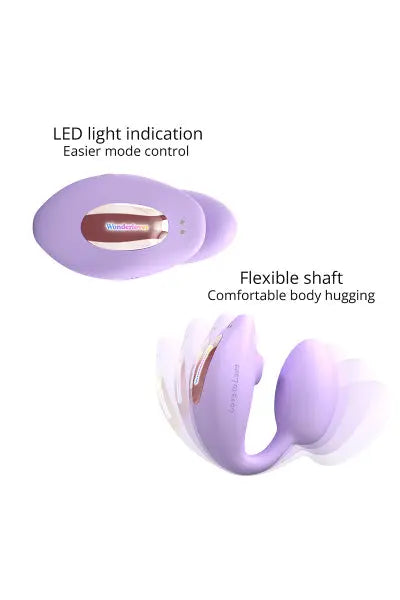 Double stimulateur Wonderlover mauve - Love to Love Love to Love