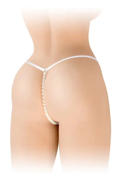 String avec perles Venusina - blanc Fashion Secret