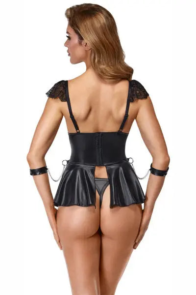 Ensemble 3 pièces lingerie Fetish - Cotelli Bondage Cotelli Bondage