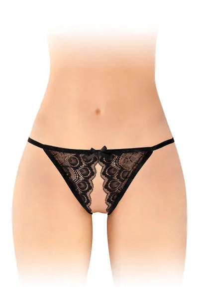 Culotte ouverte Zoé noire - Fashion Secret Fashion Secret