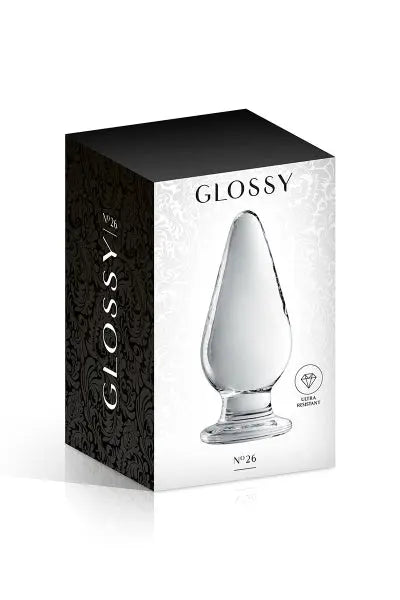 Plug anal verre Glossy Toys n° 26 Clear Glossy Toys