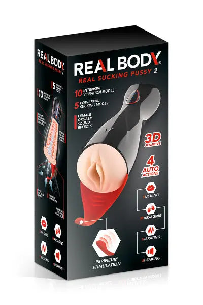 Vagin masturbateur Real Sucking Pussy 2 Real Body